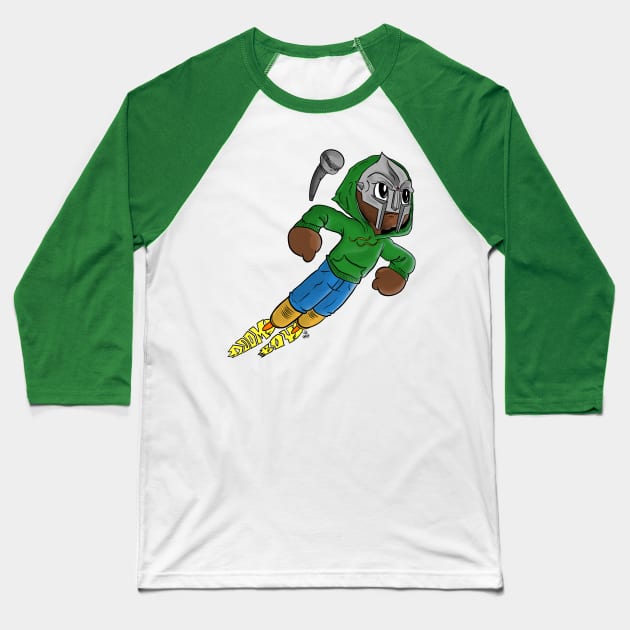 DOOM Boy Baseball T-Shirt by TheDopestRobot